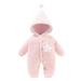 ZMHEGW Toddler Cute Jacket Baby Boys Girls Stars Snowsuit Winter Coat Warm Hooded Thick Romper Jumpsuit Outfits Warm Outwear 6-9 Months