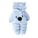 Jumpsuit Boy Hooded Solid Girl Romper Clothes Baby Velvet Cartoon Bear Girls Outfits Set Young Girl Outfits Baby Girl Baby Bouquet Made with Baby Clothes Welcome New Baby Girl 4t Girl Summer