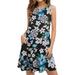 WQJNWEQ Clearance Sundresses For Women Women S Summer Fashion Sleeveless Printed Camisole Suspenders Round Neckpullover Dress