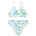 Bathing Suit for Toddlers Girl Girl Long Beach Apparel Girl s Swimsuit Sport Dinosaur Pattern High Waist Bikini Set Bathing Girls Swim Suite Size 5 Two Piece Swim Suits for Girls Guard Shirt Toddler