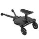 Shoze Universal Kiddy Boards, Portable Buggy Board with Seat, Pram Standing Board,Stable Two Wheel Design,360° Rotation,Pram Accessory for Children from 2-7 Years Up to 25kg