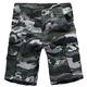 Youthful flying Mens Cargo Shorts with Multi Pockets Casual Combat Shorts Workwear Half Pants Summer(Size:42W,Color:Blue Camo)