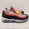 Nike Shoes | Nike Air Max 95 Essential Men's Running Shoe At9865-101 Sz 7.5 Red Yellow White. | Color: Black/Red | Size: 7.5