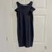 Athleta Dresses | Athleta Black Cold Shoulder Dress #777119 - Size Xs - Vguc | Color: Black | Size: Xs