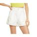 Free People Shorts | Free People Womens Shorts Size Xs Pleated Shorty Pull On Jasmine White High Rise | Color: White | Size: Xs