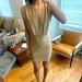 Zara Dresses | #Leather #Dress #Shoulderpads #Nude #Mini #Zara | Color: Tan | Size: Xs