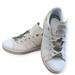 Adidas Shoes | Adidas Tinker Bell Peter Pan Stan Smith White Silver Size 4 | Color: Silver/White | Size: 4bb