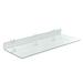 Azar Displays Clear Acrylic Shelf for Pegboard & Slatwall 24" x 8" x 2", 4-Pack Plastic | 2 H x 24 W x 8 D in | Wayfair 556008