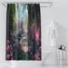 Folk N Funky Single Shower Curtain Polyester | 93 H x 70 W in | Wayfair BATH380-7093