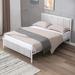 Ebern Designs Dragomir Platform Bed Metal in Gray | 40.6 H x 85.8 W x 70.9 D in | Wayfair A984ACF300D74DA4A48E039C032D6BD9