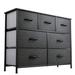 29.7" Modern Fabric 7 Drawer Storage Chest Tower