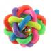 Naiyafly Pet Dog Cat Colorful Ball Toy Colorful Rubber Round Ball with Small Bell Toy Pet Dog Chewing Ball Pets suppliers