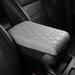 Car Center Console Cover Memory Foam Car Armrest Cushion Gray Waterproof Car Center Console Cover Leather Auto Armrest Cover Universal Arm Rest Cushion Pads for SUV/Truck/Vehicle