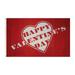 home decor Happy Valentine s Day Flag The Pink And Red Heart-shaped Romantic Love Flag Decorated On Valentine s Day The Happy Valentine s Day Flag Is A Special Night Decor