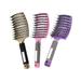 Voremy Magical Brush Detangler Detangling Brush Vormey Ultra Detangler Brush For Wet Or Dry Detangling Hair Brush For Men Women And Kids Fast Drying Styling Massage Hairbrush (Gold+Pink+Purple)