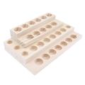 9/18/30 Slots Essential Oil Storage Display Rack Wooden Organizer Holder Tray Useful for Home Store Slots