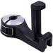 2in1 Universal Car Hooks Back Seat Headrest Mount Holder 360 Degree Mobile Phone Holder Stand