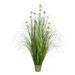 Vickerman 60 Artificial Potted Green Grass and Daisies.