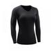 Baozhu Women Compression Stretch Base Layer Long Sleeve Tight Sport Tops (M-3XL)