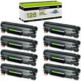 GREENCYCLE 8 Pack CRG126 Compatible Black Toner Cartridge Replacement for Canon 126 CRG-126 High Yield Toner Use with ImageClass LBP6200d LBP6230dw Printer