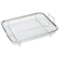 1Pcs Basket for Oven Stainless Steel Grill Basket Non-Stick Mesh Basket Wire Rack Basket