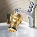 Yesbay Brass 23mm Male Female Threaded Water Hose Pipe Tap Quick Connector Adaptor Threaded Tap Connector