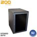 Deep Wall Enclosure Front/Side Access 9U 20 H x 21 W x 28 D Black