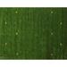 Ahgly Company Machine Washable Indoor Rectangle Contemporary Shamrock Green Area Rugs 3 x 5
