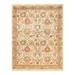 Eclectic One-of-a-Kind Hand-Knotted Area Rug - Ivory 8 0 x 10 1