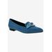 Women's Fabulous Ii Loafer by Bellini in Blue Microsuede (Size 9 1/2 M)