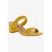 Women's Fuss Slide Sandal by Bellini in Yellow Smooth (Size 10 M)