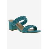 Women's Fuss Slide Sandal by Bellini in Turquoise Smooth (Size 9 1/2 M)