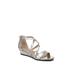 Women's Yolanda Dressy Sandal by LifeStride in Silver (Size 7 M)