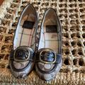 Coach Shoes | Coach Heeled Slip-On Loafers | Color: Brown/Tan | Size: 8