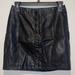 Free People Skirts | Free People Faux Leather Skirt | Color: Black | Size: 2