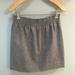 J. Crew Skirts | J Crew Women's Gray Sz4 Wool Flecked A Line Mini Skirt With Pockets | Color: Gray/Red | Size: 4