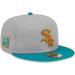 Men's New Era Gray/Teal Chicago White Sox 59FIFTY Fitted Hat