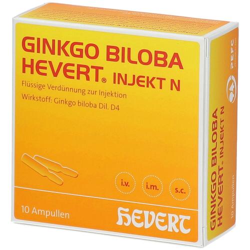 Ginkgo Biloba Hevert injekt N Ampullen 10 St