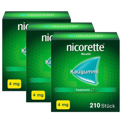 Nicorette 4MG Freshmint 3er-Pack 3x210 St Kaugummi Image