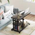 17 Stories Height Adjustable C Table Wood in Gray/Black | Wayfair CCC01D005BC749108056560FC336945C