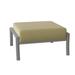 Woodard Fremont Outdoor Ottoman w/ Cushion Metal in Brown | 14.8 H x 28.25 W x 25.8 D in | Wayfair 9U0486-72-05Y