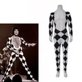 Freddie Mercury – Costume de Cosplay pour hommes combinaison de chanteur pour spectacle sur scène