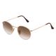 Ray-Ban RB3447 Herren-Sonnenbrille Vollrand Rund Metall-Gestell, gold