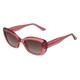 Fielmann OU 036 SUN FA CARRY Damen-Sonnenbrille Vollrand Butterfly Acetat-Gestell, pink