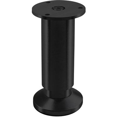 4er Pack - Möbelfuß alpha schwarz eloxiert Höhe 120 mm Image