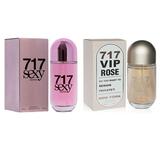 Secret Plus 717 Sexy Women and 717 VIP Rose Kit Cologne for Women / Eau de Parfum Natural Spray Vaporizateur 3.4 oz 100 ml / FL0379 FL1932 PMS-6050-KIT