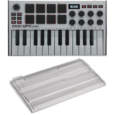 Akai Professional MPK Mini MK III 25-key Keyboard Controller with Decksaver - Gray