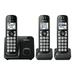 Panasonic KX-TDG61X Corded Cordless Phone with Call Blocking Black (3 Handset) KX-TGD613B