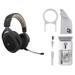 Pre-Owned CORSAIR HS70 PRO Wireless 7.1 Surround Sound Gaming Headset for PC PS5 and PS4 Cream With Cleaning kit Bolt Axtion Bundle (Refurbished: Like New)