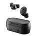 Skullcandy Sesh Evo True Wireless In-Ear Bluetooth Earbuds Compatible with iPhone and Android / Charging Case and Microphone / Great for Gym Sports and Gaming IP55 Water Dust Resistant - Black